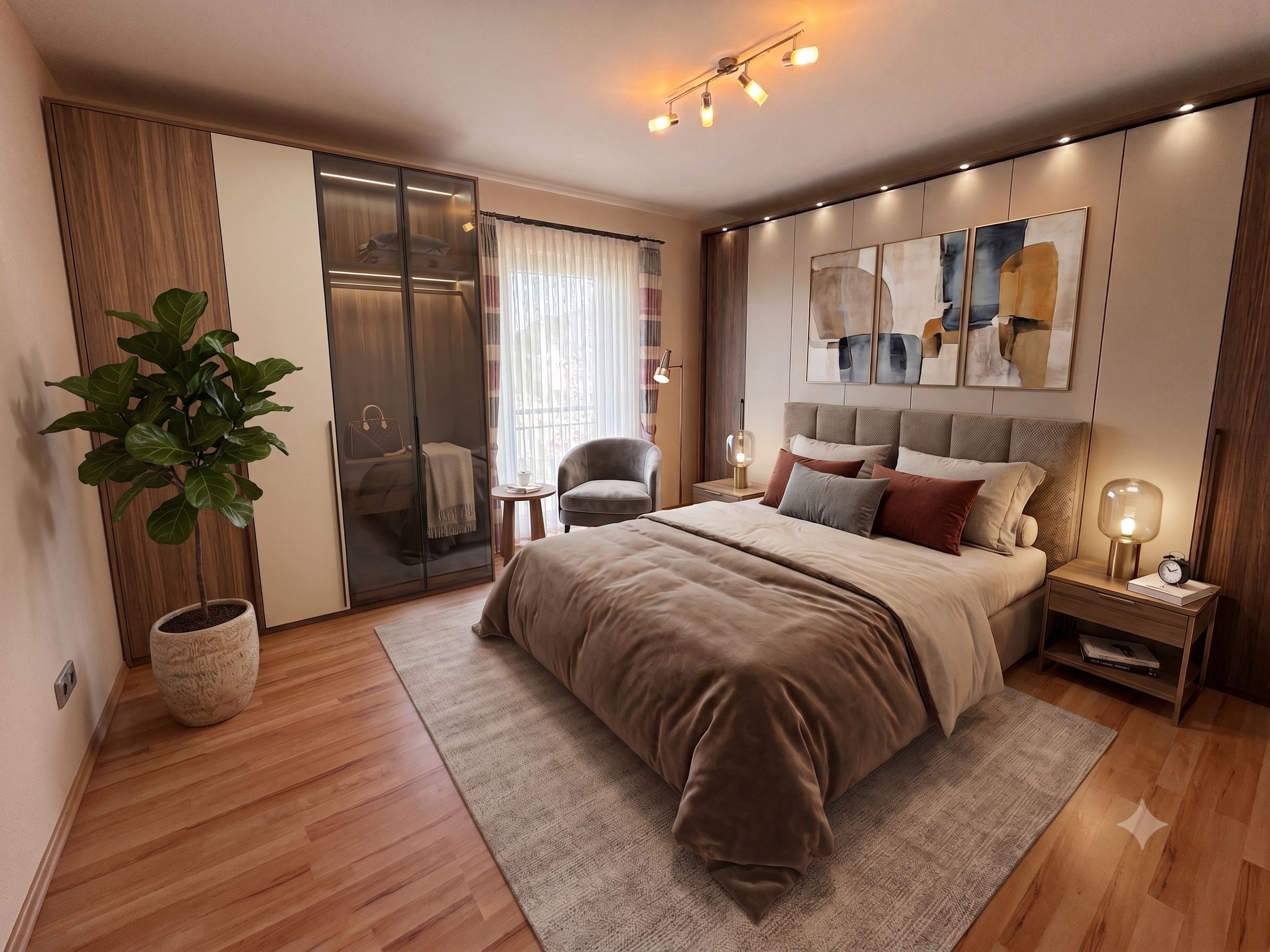 schlafzimmer 17,26 m² ai rendering reduziert